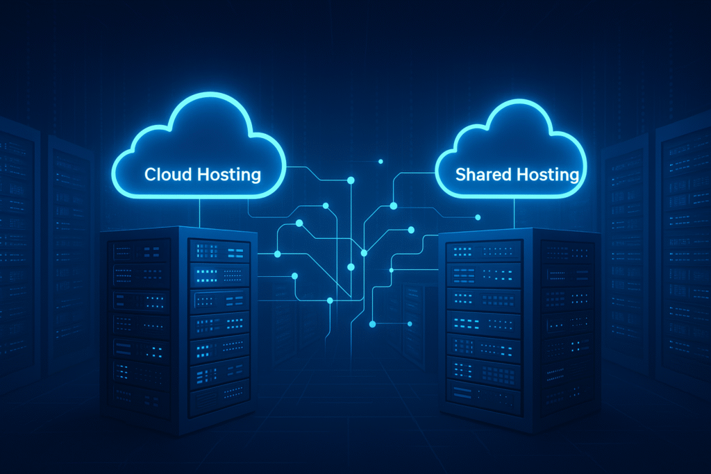 ☁️ Cloud Hosting vs. Shared Hosting: Which Is Right for You?